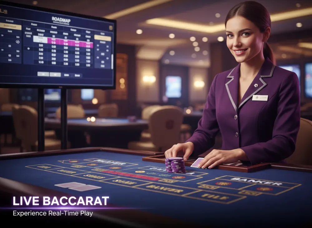 Live Baccarat Table